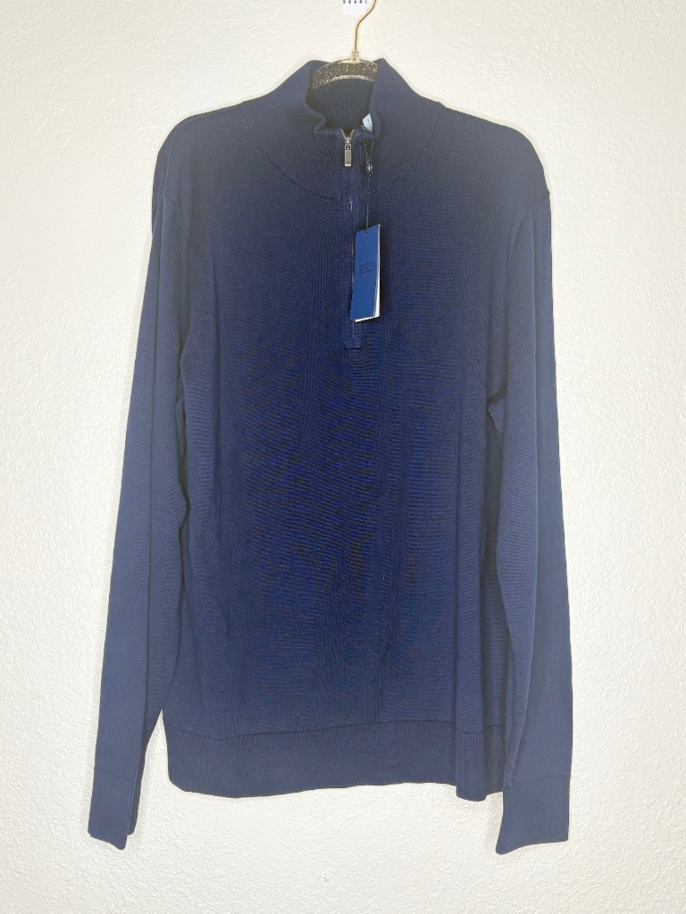 Polo Ralph Lauren Quarter Zip Sweater Men's Navy Blue
